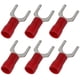 thumbnail image 4 of Conectores 100 Piezas Terminales De Horquilla Aislados Cobre PVC Tipo U Conector De Cable Terminal De Engarzado Eléctrico 16-14AWG, 4 of 7