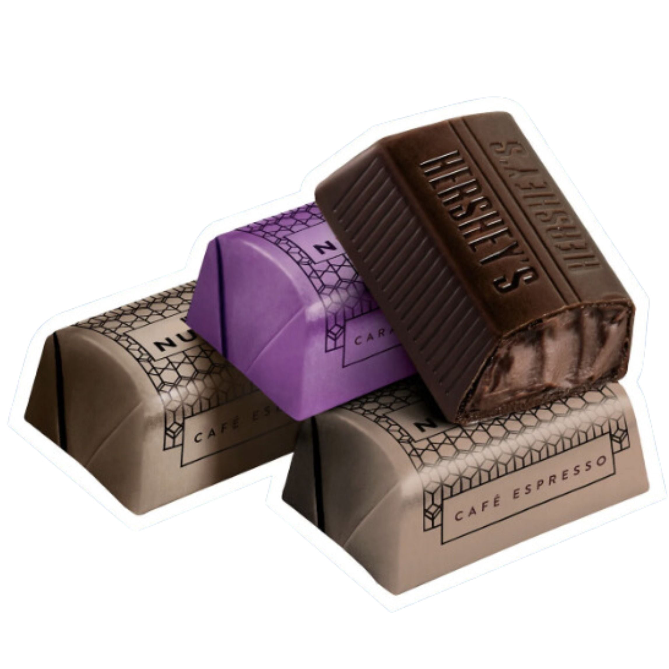 Hershey's Chocolate Nuggets  Assorted Coffee Flavored, Cafe Espresso & Caramel Macchiato, 2lb Bulk