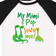 thumbnail image 4 of Inktastic Mimi and Pop Love Me Grandson Dinosaur Boys Toddler T-Shirt, 4 of 5