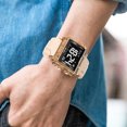 thumbnail image 4 of SMAEL Multiple Colors Square Digital Sports Watch Waterproof Silicone Wrist Watch for Men, 4 of 5