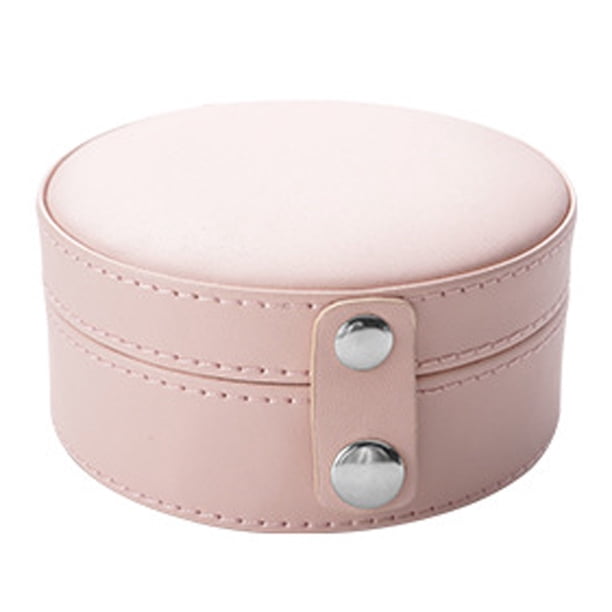 Joyero pequeño organizador de joyas de viaje, vitrina portátil, soporte de joyería para mujeres y niñas, collar, pendientes, anillos, accesorios, regalo de cumpleaños para el día de la madre