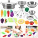 thumbnail image 3 of FELTECHELECTR 1 juego de juguetes de cocina simulados para niños, juguetes de cocina de simulación, juguetes de frutas interesantes, juguetes portátiles, 3 of 6