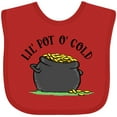 thumbnail image 3 of Inktastic St. Patrick's Day Lil' Pot of Gold Boys or Girls Baby Bib, 3 of 4