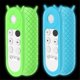 thumbnail image 2 of Funda de silicona Yuxing para mando a distancia de Google 2020 antideslizante color negro, 2 of 5