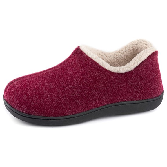 RockDove Women's Madison Bootie Slipper, Red, Size 11