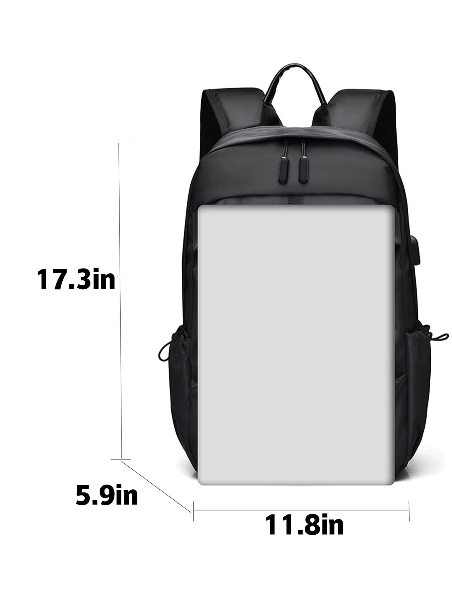 Deago Travel Laptop Backpack Business Anti-Theft Backpack with USB Port College Bag for Men Women 15.6 Inch Notebook-Blue