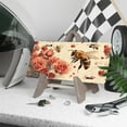 thumbnail image 3 of License Plate, Bees and Roses with "Bee Mine" Decorative Front,Personalized Stainless Steel License Plate Cover For Men Women,12.2" X 6.2", 3 of 6
