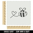 thumbnail image 2 of Buzzy Bumble Bee with Heart DIY Cookie Wall Craft Stencil - 9.0 Inch, 2 of 5