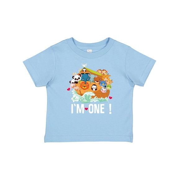 Inktastic 1st Birthday Noah Ark Boys or Girls Baby T-Shirt