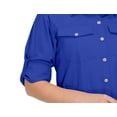 thumbnail image 5 of Little Donkey Andy Women's Stretch Quick Dry Water Resistant Outdoor Shirts UPF50+ for Hiking, Travel, Camping Blue Size XS, 5 of 7
