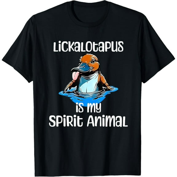 Funny Lickalotopus is My Spirit Animal Funny Platypus Humor T-Shirt unisex Shirt