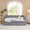 Navy Blue, variant on Noble House Wesley Twin Size Waved Daybed, Cozy Gingham Linen Sofa Bed with Twin Trundle and Charging Port, Navy Blue