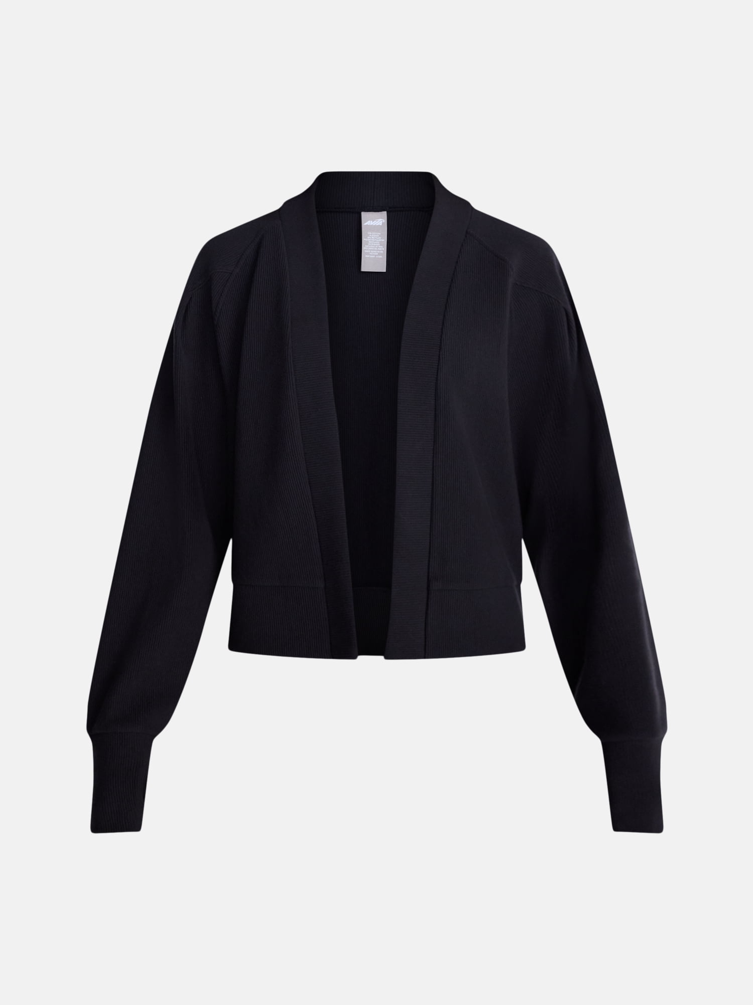 Avia Women's and Women's Plus Ribbed Ottoman Shrug Cardigan, Sizes XS-4X