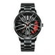 thumbnail image 1 of Car Watches For Men,Waterproof Stainless Steel Quartz Wrist Watch Sports Men’s Watches With Car Wheel Rim Hub Design, 1 of 3