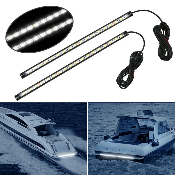 Obcursco 12 Inch LED Boat Bow Navigation Light Kits for Marine Boat