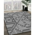 thumbnail image 3 of Ahgly Company Machine Washable Indoor Round Transitional Ash Gray Area Rugs, 7' Round, 3 of 7