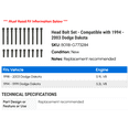 thumbnail image 2 of Head Bolt Set - Compatible with 1994 - 2003 Dodge Dakota 1995 1996 1997 1998 1999 2000 2001 2002, 2 of 2
