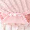 thumbnail image 5 of NOLDARES Baby Girl Clothes Toddler Infant Fall Winter Outfits Romper Newborn 0 3 6 9 12 18 24 Months Girls’ Clothing Set(Pink,3-6 M), 5 of 7