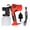 Red, variant on M Buder Electric Paint Sprayer Fine Atomization 3 Patterns Adjustable Flowrate Latex Paint Spray Gun for Furniture Wall Ceiling DIY Projects, Orange (11.02 inches / 28 cm)