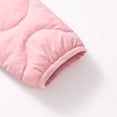 thumbnail image 6 of KAUOD Toddler Girls Lightweight Puffer Jackets Snap Buttons Thick Warm Winter Coats Kids Baby Soft Padded Down Coats, 6 of 8
