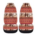 thumbnail image 5 of POLERO Nonslip Front Seat Cover for Van, Removable Easy Installation Auto Seat Covers Polyester 2 Pcs, Horse, 5 of 13