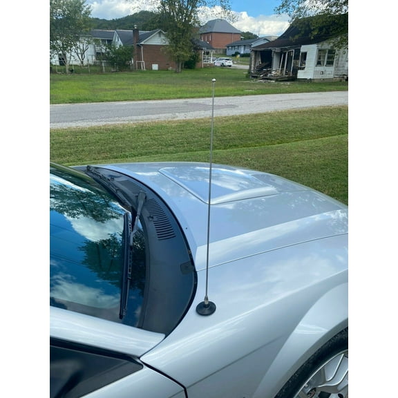 21" inch Stainless Steel Antenna Mast Power Radio AM/FM for FORD MUSTANG 1979-2009