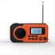 thumbnail image 4 of Radio Meteorológica de Emergencia con Manivela Solar, Radio Portátil SW/AM/FM con Linterna de 3 LED y Batería Externa de 4000 MAh., 4 of 7