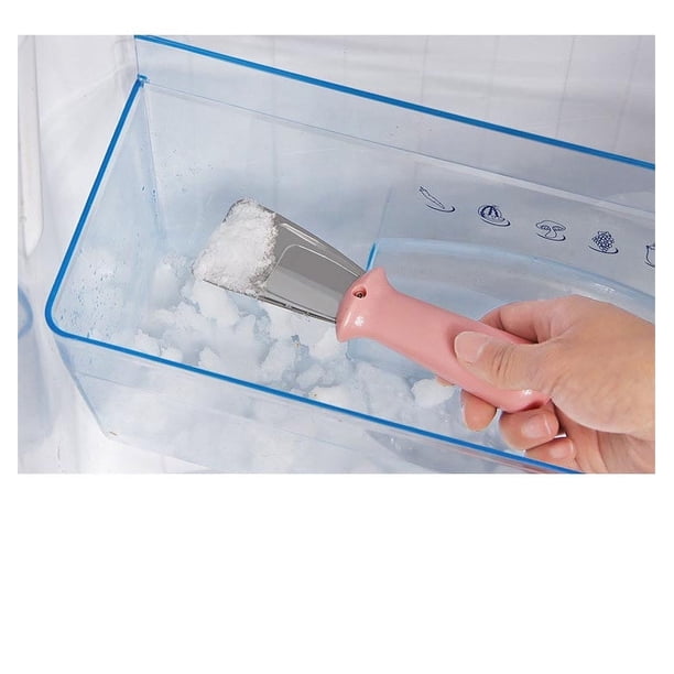 Fiudx Artículos en oferta con ofertas flash Pala para hielo de metal para limpiar la caja de hielo Pala para hielo Cortador de frutas y verduras en miniatura