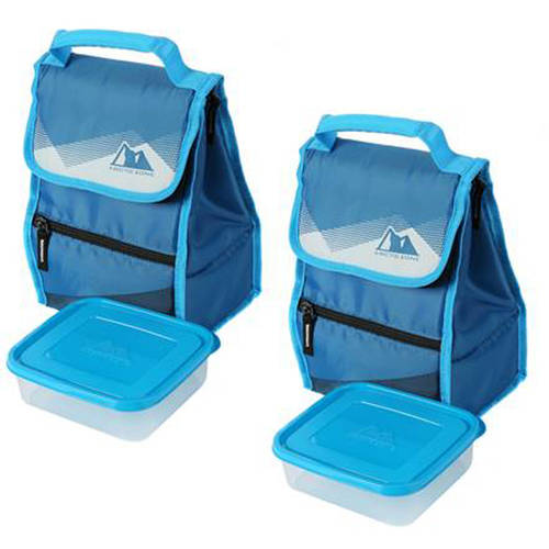 Arctic Zone 2-Pack Hi-Top Power Pack Lunch Bag, Blue - Walmart.com