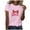 Pink-02, variant on Perfectbot Women's Valentine Tee - Bow Heart Graphic Crewneck Short Sleeve Casual Shirt