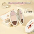 thumbnail image 3 of 2025 Latest Model 3 Colors Makeup Bronzer Highlight Palette Pressed Light Fine..., 3 of 5