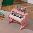 thumbnail image 4 of Costway 13 in Height Mini Keyboard Piano for Kids 25 Keys Electric Piano w/Music Stand & Microphone, 4 of 10