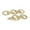 Gold Solid Chain Round S/2 12", 10"W, variant on 15", 10"W Gold Porcelain Ceramic Chain Sculpture, by CosmoLiving by Cosmopolitan (2 Count)