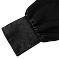 thumbnail image 6 of JGGSPWM Metallic Shiny Cowl Neck Blouse for Women Dressy Loose Lapel Tops Long Sleeve Elegant Business Casual Party Shirts Black M, 6 of 6