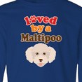 thumbnail image 4 of Inktastic Maltipoo Dog Poodle Maltese Long Sleeve Youth T-Shirt, 4 of 5