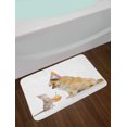 thumbnail image 2 of Kids Birthday Bath Mat, Cat and Dog Domestic Animals Human Best Friend Party with Cupcake and Candle, Non-Slip Plush Mat Bathroom Kitchen Laundry Room Decor, 29.5 X 17.5 Inches, Multicolor, Ambesonne, 2 of 2