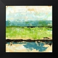 thumbnail image 2 of King 20x20 Black Modern Framed Museum Art Print Titled - Greenscape II, 2 of 5