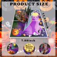 thumbnail image 2 of 3D Halloween Horror Birthday Greeting Card, Haunted House Tombstone Theme Laser Cut Pop-up Design, Envelope Included, 2 of 6