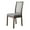 medium gray, variant on T-shaped jacquard fabric home hotel dining chair leisure chair strap chair cover