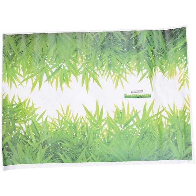 Adhesivo de pared de hierba verde para bricolaje, extraíble, impermeable, para dormitorio