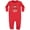 Red, variant on 100 Percent Farm Kid Baby Fleece Romper