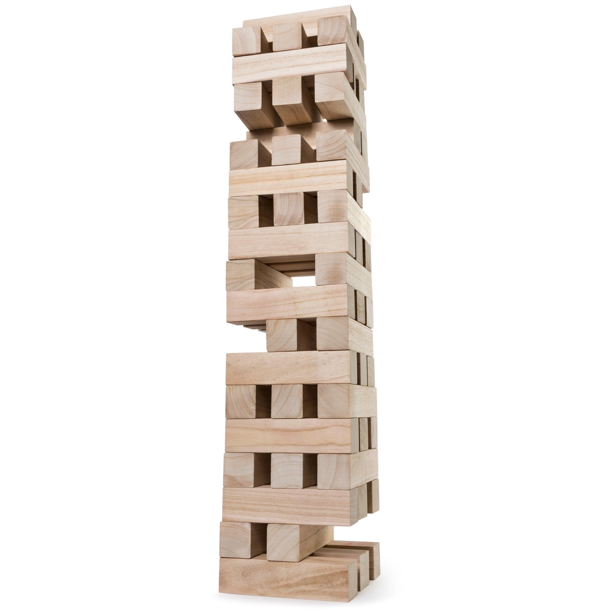 Spin Master Games, Giant Jumbling Tower Party Game with Wood Blocks, Ages 6 and up