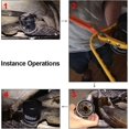 thumbnail image 5 of Multi-Purpose Belt Strap Wrench, 21.2 / 540mm Capacity Adjustable Strap and 10.4(265mm) Steel Handle Green, 5 of 5