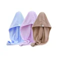 thumbnail image 1 of Harhinhe Paquete de 3 toallas de microfibra para el cabello absorbentes, turbante para el cabello de secado rápido, suaves, sin encrespamiento, toallas para envolver el cabello, 1 of 5
