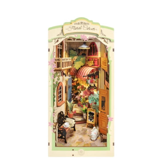 Rolife TGB09 DIY Book Nook Kit - Floral Corner