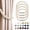 Beige, variant on Minzimin Magnetic Curtain Tiebacks Modern Simple Style Drape Tie Backs Convenient Decorative Weave Rope Curtain Holdbacks for Thin or Thick Home & Office Window Draperies