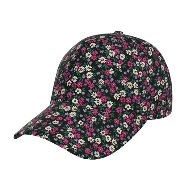 Balery Daisies Flowers Gorra de béisbol de tamaño ajustable para correr, entrenar y actividades al aire libre. Gorra de papá para todas las estaciones.