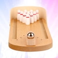 thumbnail image 4 of 1 Set Movable Launch Orbit Parrot Bowling Toy Wood Indoor Playtime 30*4.5in, 4 of 8