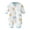 Multicolor, variant on Newborn Baby Romper, Infant Onesie, Boys Girls Cotton Blend Snap Closure Long Sleeve Bodysuit, Cute Print PJs Newborn Romper