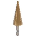thumbnail image 1 of Step Drill Bit MultiPurpose Pagoda High Speed Steel Reaming Taper Drilling Tools(4mm~22mm ), 1 of 4